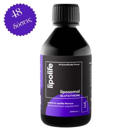 λιποσωμιακή γλουταθειόνη με γεύση lipolife μπουκάλι