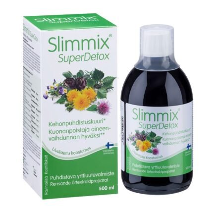 slimmix super detox αποτοξίνωση μπουκάλι κουτί
