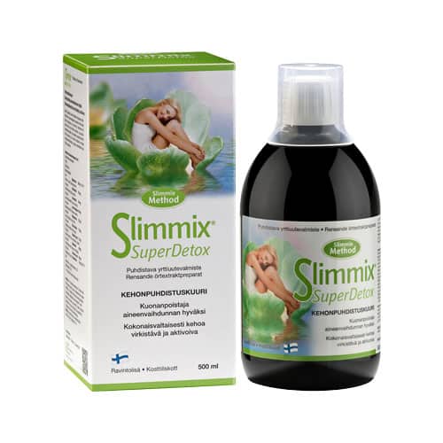 slimmix super detox αποτοξίνωση μπουκάλι κουτί