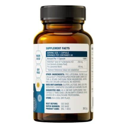 berberine pro liposomal back